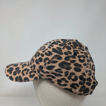 Hobby Lobby Inc. Strapback Hat Multicolor One Size Leopard Print Distressed