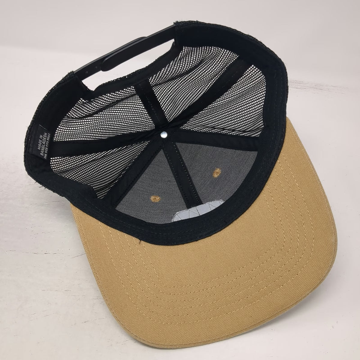 Scheels Trucker Hat Brown One Size Meridian ID Mountain Mesh Snapback Patch Hat