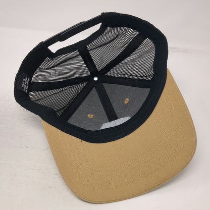 Scheels Trucker Hat Brown One Size Meridian ID Mountain Mesh Snapback Patch Hat