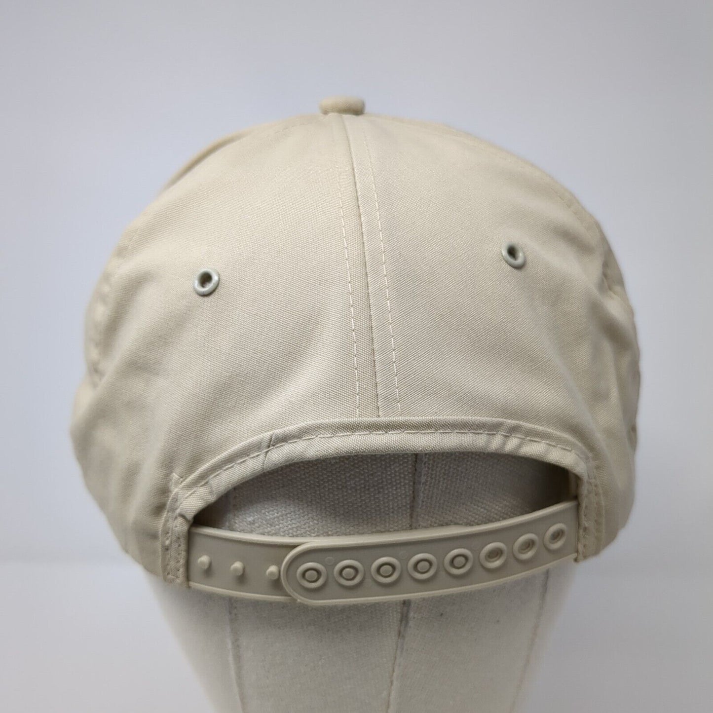 Ferry-Morse Seed Company Snapback Rope Hat Tan OSFA Solid Embroidered