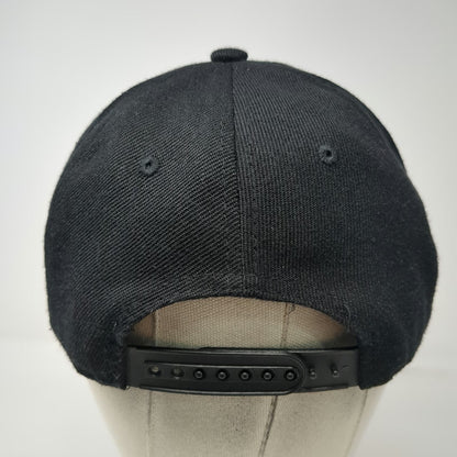 Crown Trejo's Tacos Snapback Black One Size Hat Danny Trejo Logo Green Underbrim