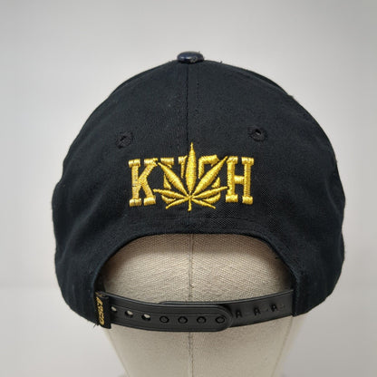 Kush Marijuana Snapback Hat Black One Size Adjustable Embroidered 4350 District