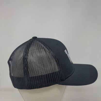 Lightning Bolt Snapback Trucker Hat Black OS Adjustable Mesh Back Richardson