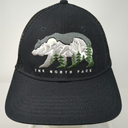 The North Face Trucker Hat Black One Size Bear Mountain Mesh Snapback