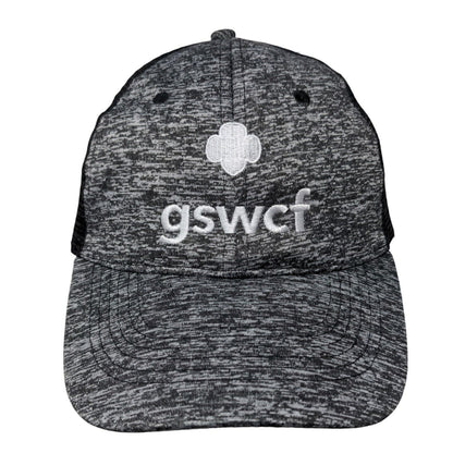 GSWCF Girl Scouts of West Central Florida Mesh Back Trucker Hat Gray OSFA