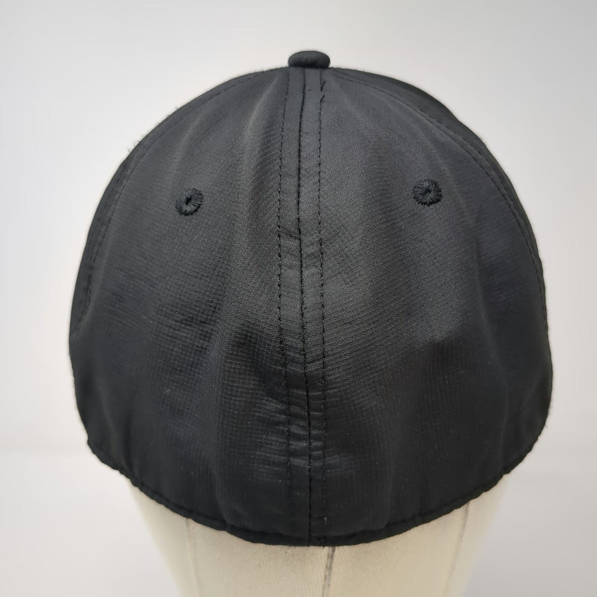 RBX Baseball Cap Black One Size Flexible Fitted Polyester Sport Performance Hat