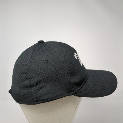 WV Strapback Hat Black One Size Adjustable Embroidered Augusta Sportswear