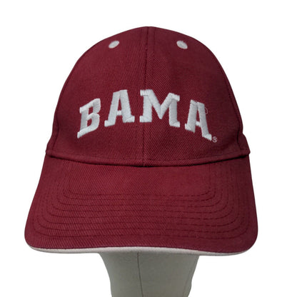 Bama Alabama Crimson Tide Strapback Hat Red Embroidered Logo NCAA