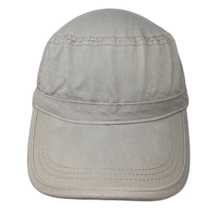 Alternative Army Cap Beige One Size Strapback Cotton Solid Plain Blank Hat