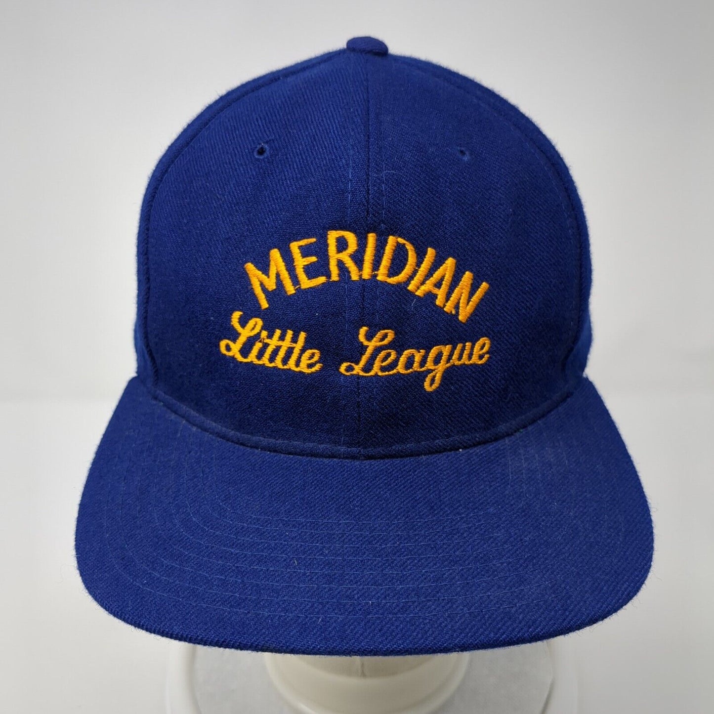 Meridian Little League Snapback Hat Blue M/L Adjustable Solid New Era