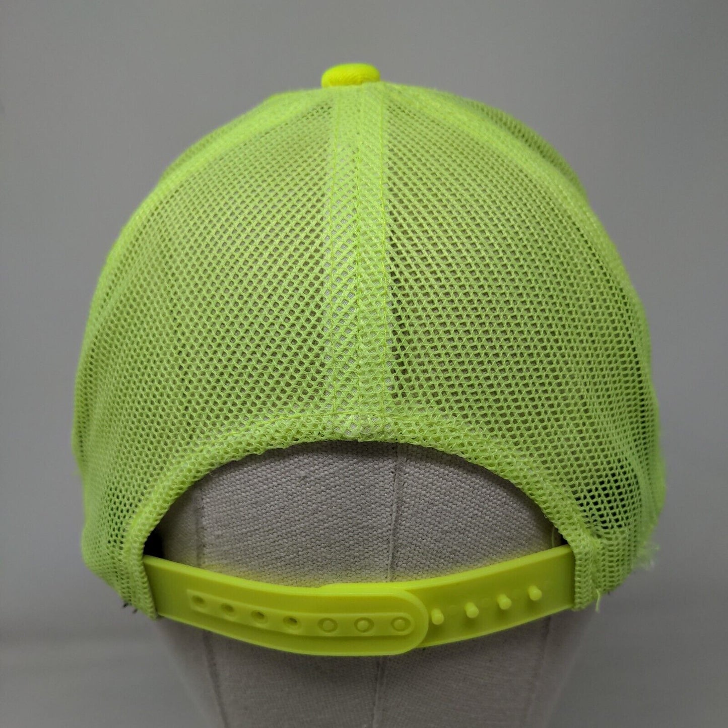 Bass Pro Shops Snapback Trucker Hat Green OSFM Adjustable Mesh Back Gone Fishing