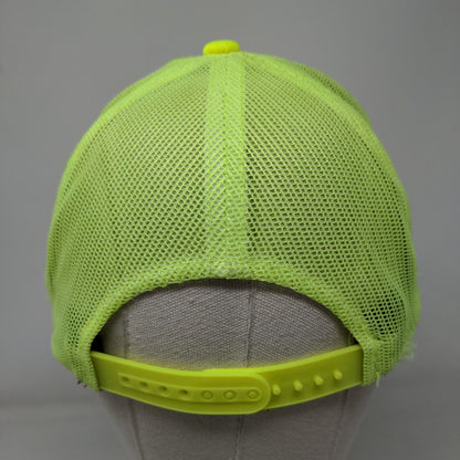 Bass Pro Shops Snapback Trucker Hat Green OSFM Adjustable Mesh Back Gone Fishing