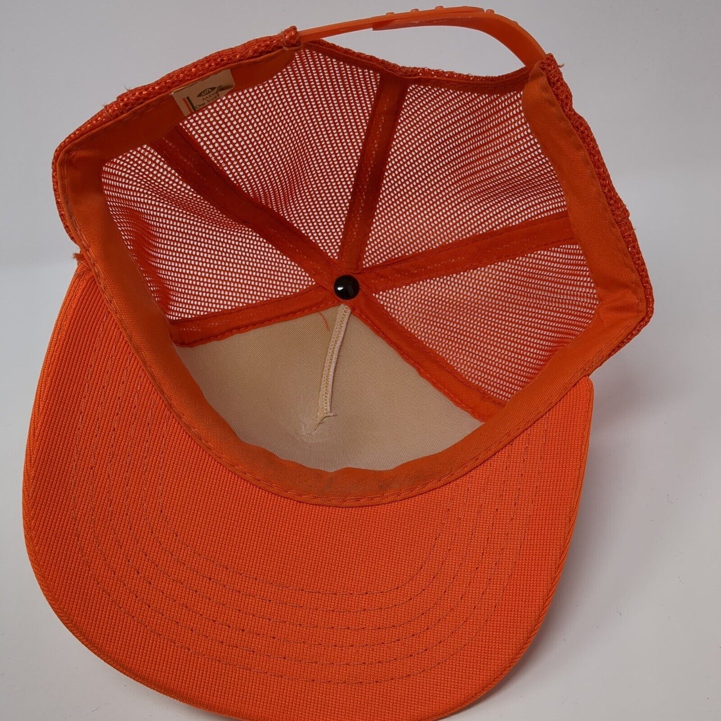 Yellow Snapback Trucker Hat Orange OS Adjustable Mesh Back 6 Panel YoungAn
