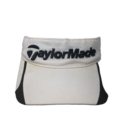 TaylorMade Strapback Sun Visor Hat White One Size Tmax Gear Adjustable