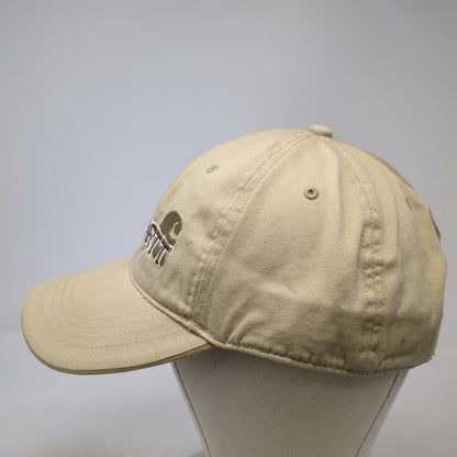 Carhartt Baseball Cap Beige One Size Strapback Embroidered Logo Cotton Hat
