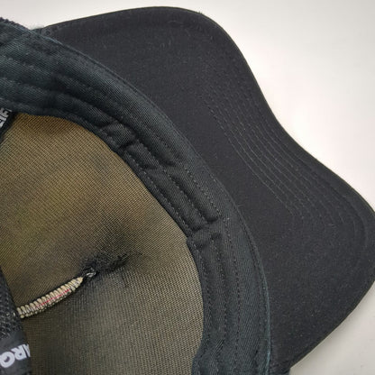 Adidas Trucker Hat White Black One Size Mesh All Over Trefoil Logo Snapback