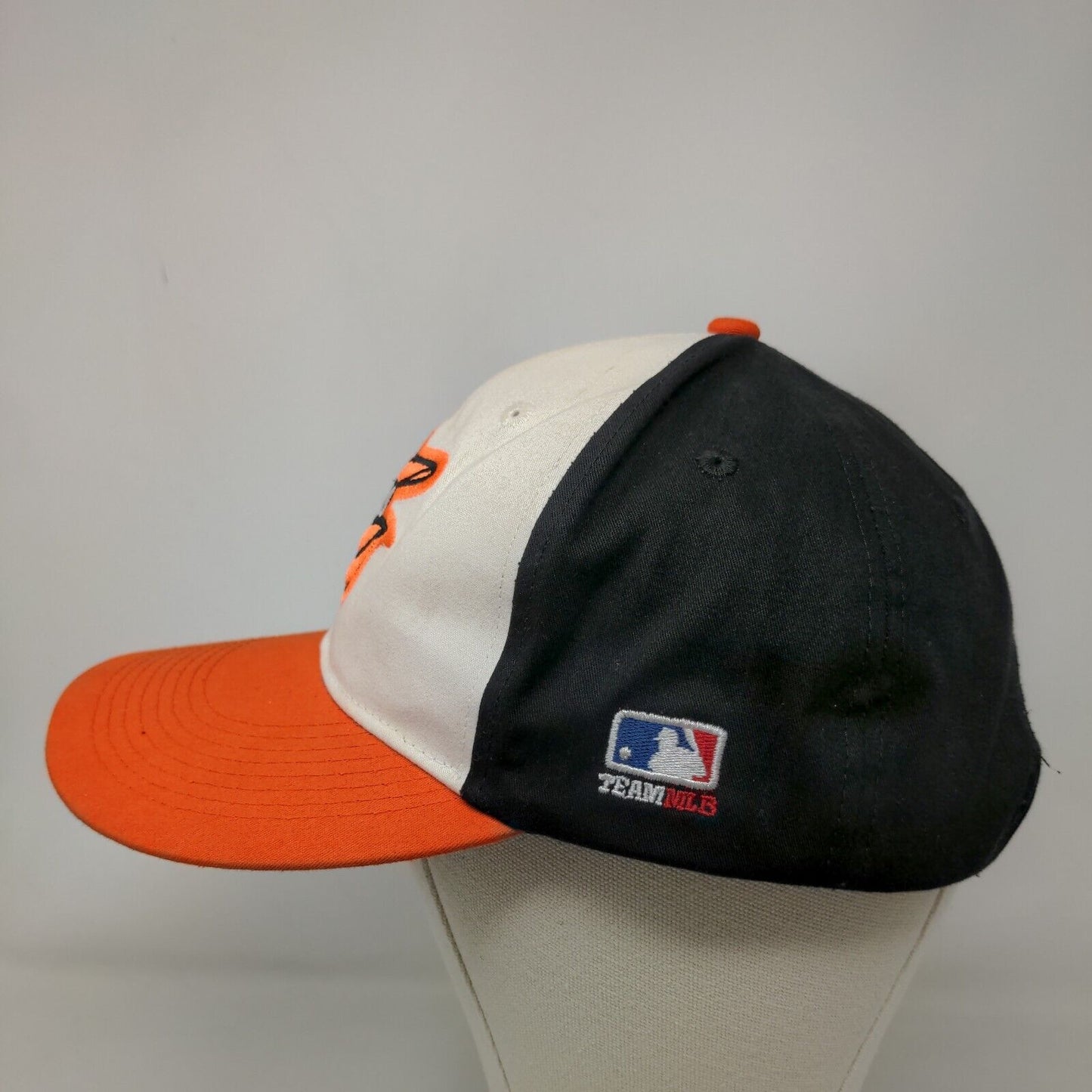 OC Sports Men's Strapback Hat Multicolor OSFM Embroidered Baltimore Orioles Logo