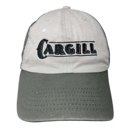 Cargill Men's Slideback Hat Gray Embroidered Logo Retro Styling