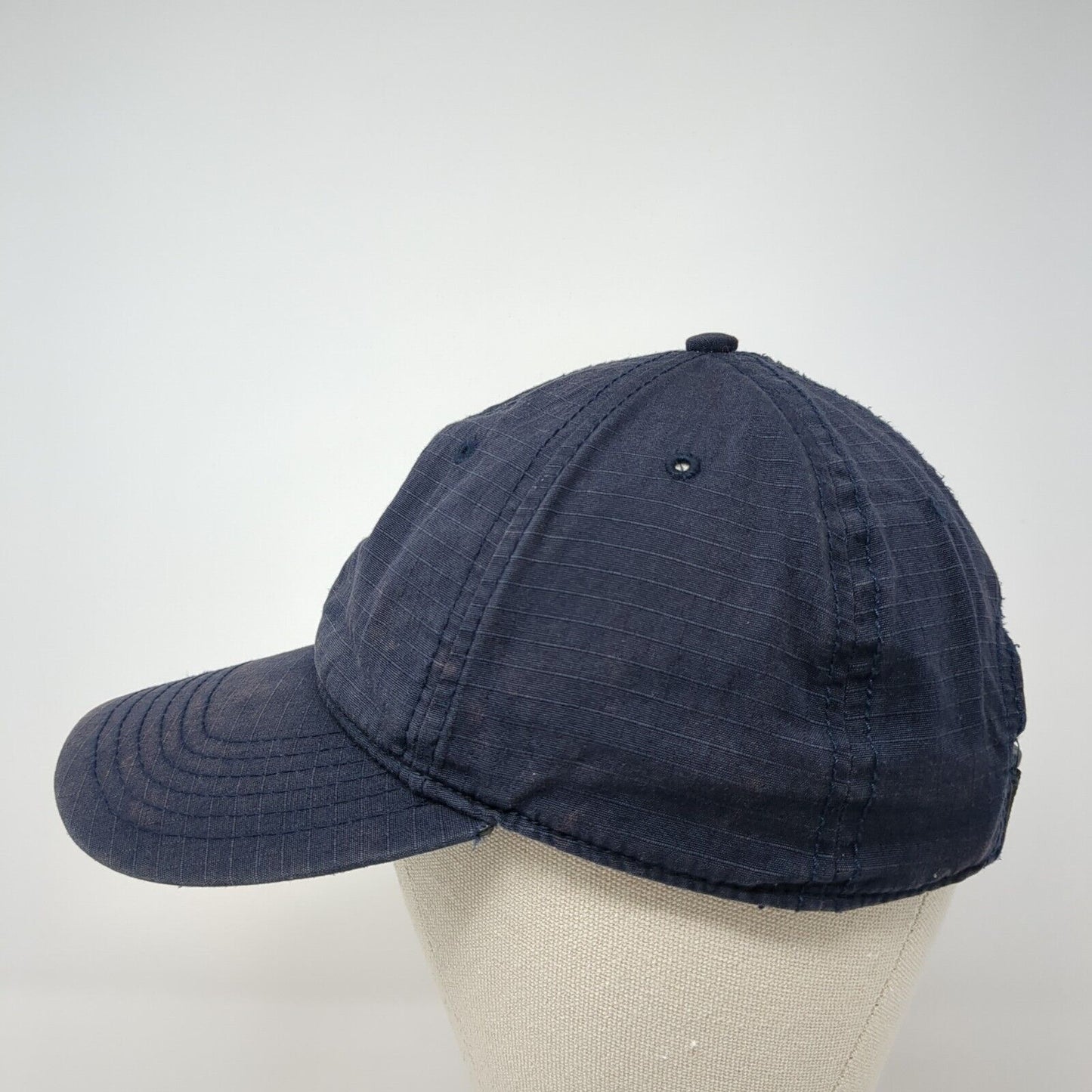 OC Headwear Strapback Hat Blue One Size Adjustable Solid 6 Panel Blank