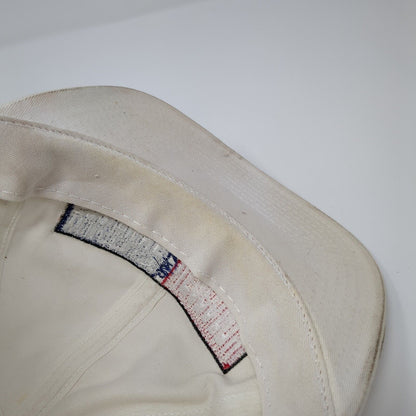 Wheel of Fortune & Jeopardy Snapback Hat White One Size Adjustable