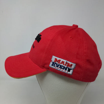 Ed Martin Automotive Men's Slideback Hat Red Adjustable Embroidered Logo