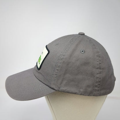 Baseball Cap Gray One Size Turtle Poppers Graphic Patch Adjustable Hat