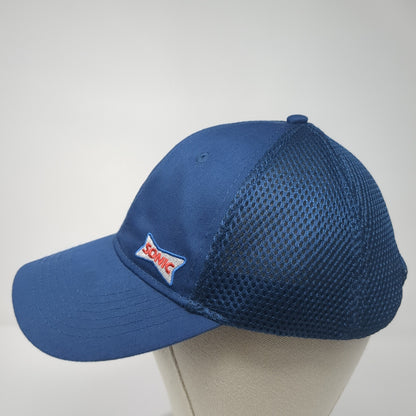 Sonic Snapback Mesh Back Hat Blue One Size Adjustable Embroidered