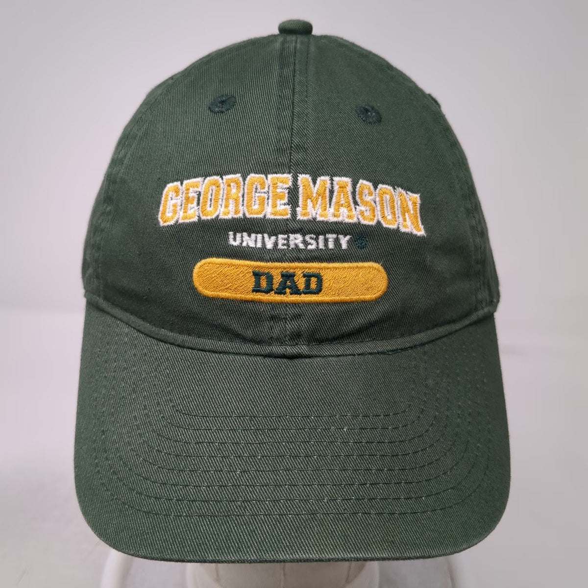 Legacy George Mason Patriots NCAA Cap Green One Size Dad Embroidered Slideback
