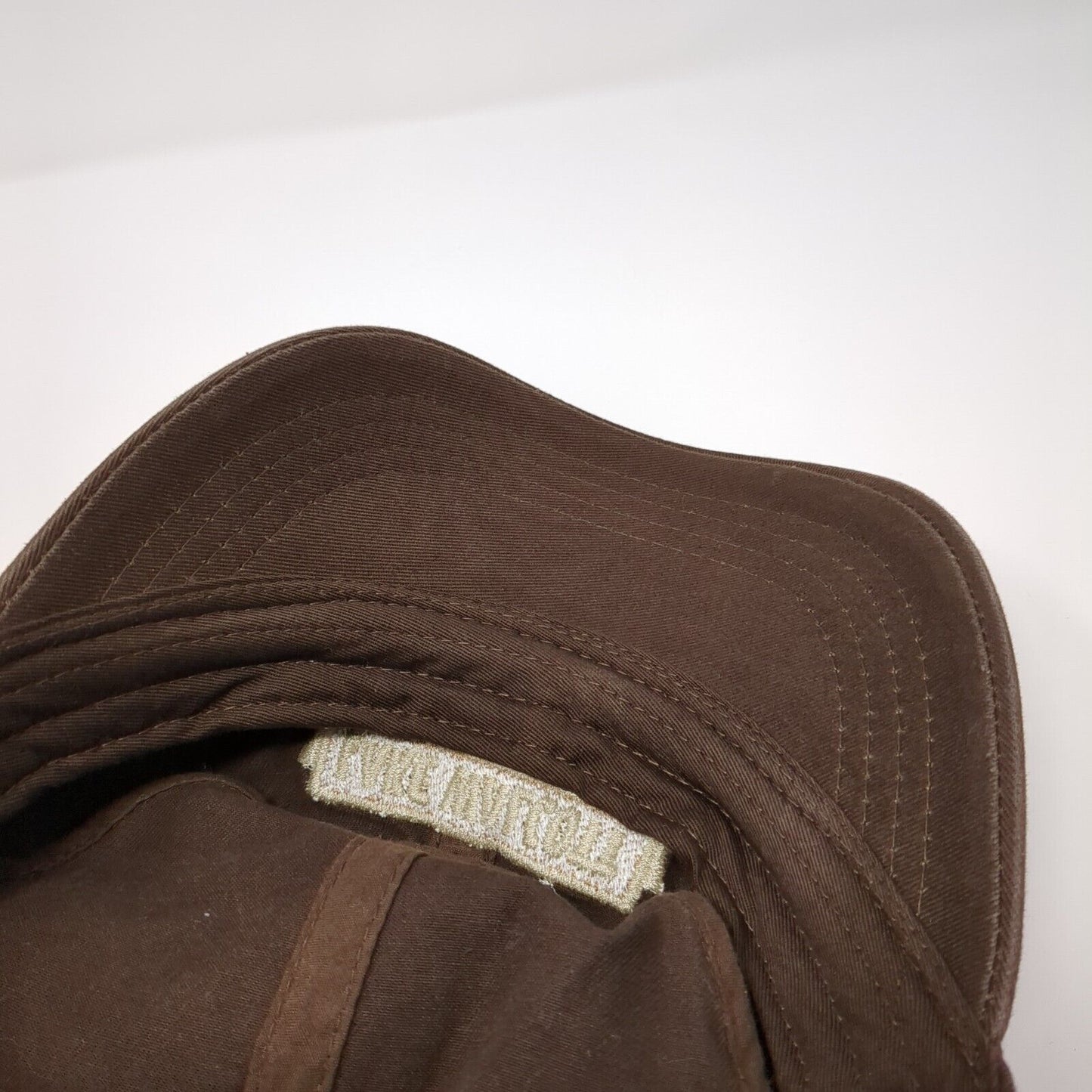Lake Walcott Cadet Army Cap Brown One Size Adjustable Embroidered Otto Cotton