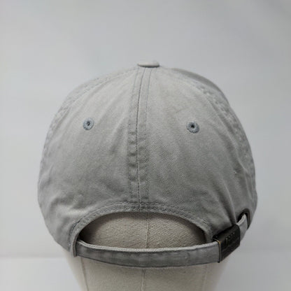 AHBL Slideback Hat Gray One Size Adjustable Embroidered Port Authority Cotton