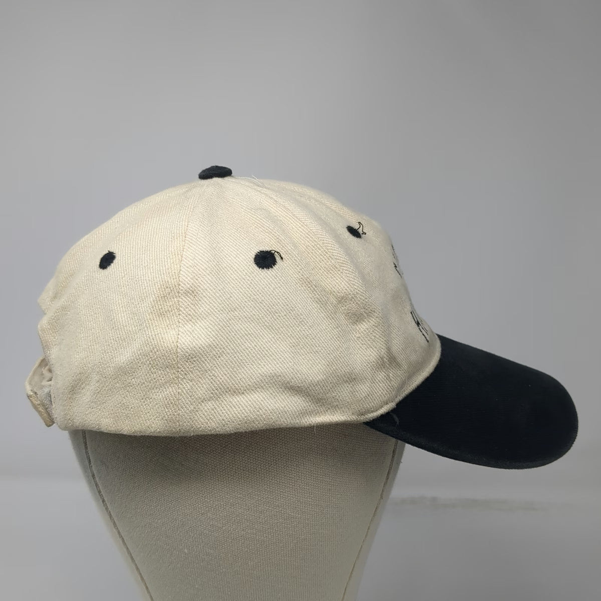 Celsius Baseball Cap Beige One Size Halifax Canada Strapback Two Tone Hat