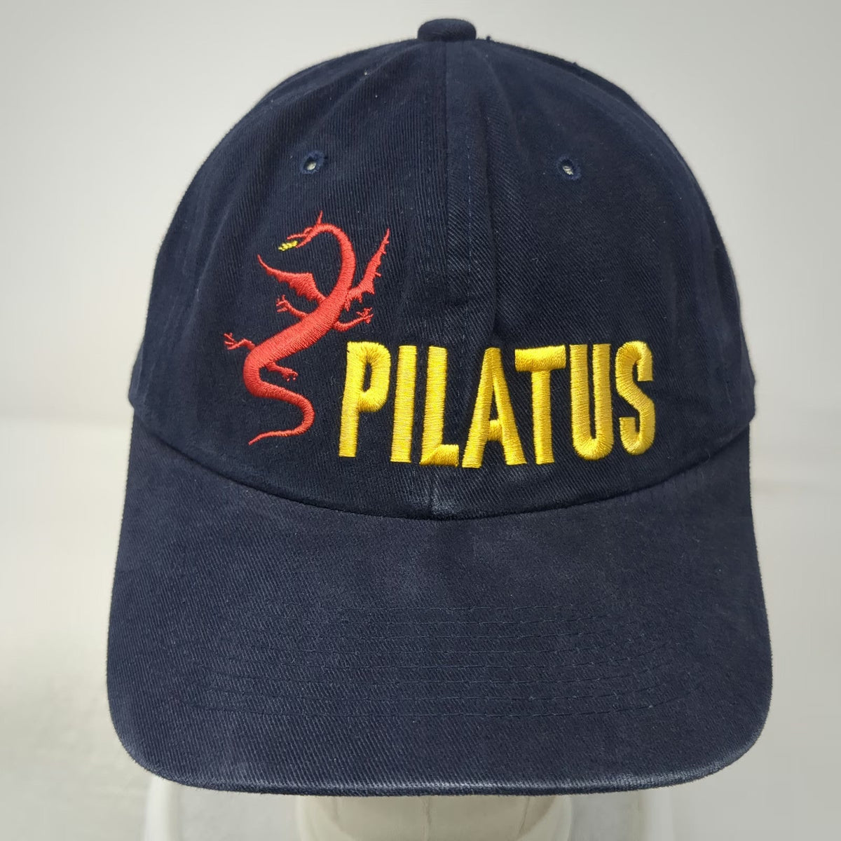 Pilatus Baseball Cap Blue Red Yellow One Size Dragon Aviation Embroidered Hat