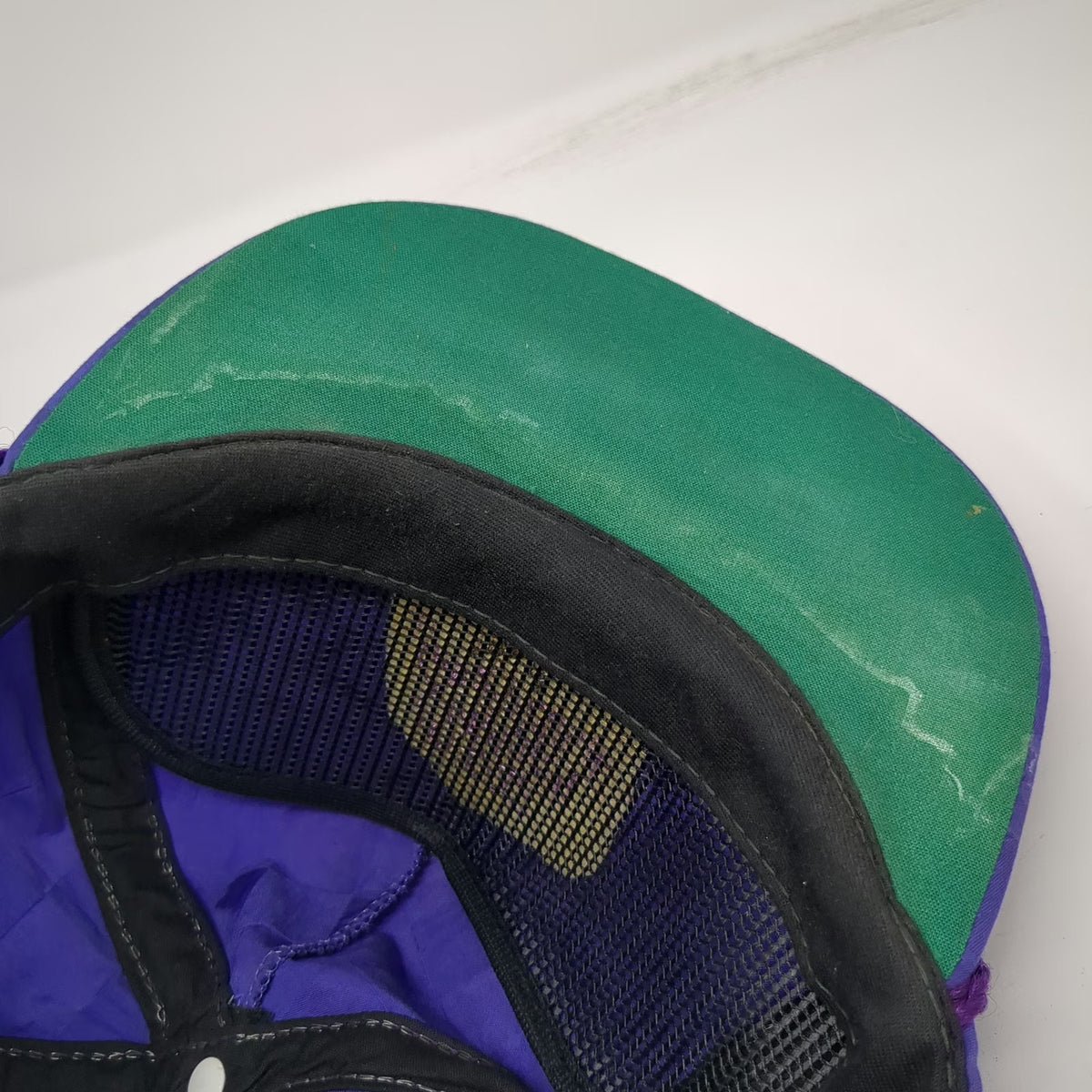 Imperial Trucker Purple Hat Oregon Golf Club Rope Slideback Checkered Vintage
