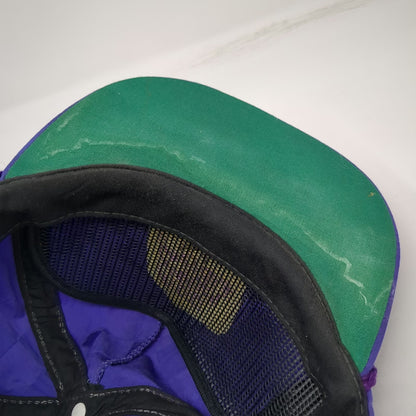 Imperial Trucker Purple Hat Oregon Golf Club Rope Slideback Checkered Vintage