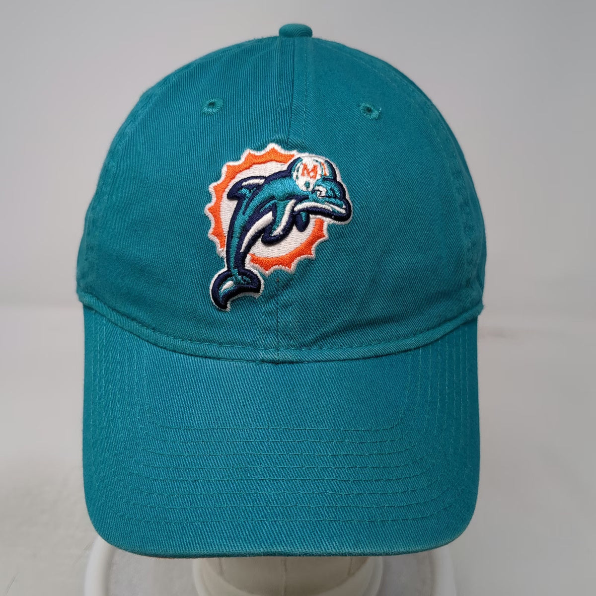 Miami Dolphins NFL Reebok Cap Blue Orange One Size Slideback Embroidered Hat