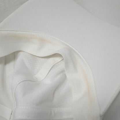 lululemon Baseball Cap White One Size Adjustable Slideback Polyester Logo Hat