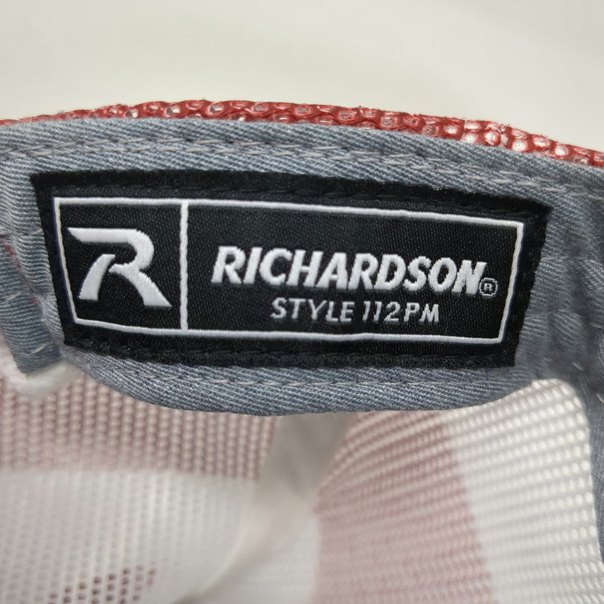 Richardson Trucker Hat Gray One Size American Flag Mesh CAPITAL Trex Embroidery
