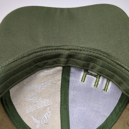 Island Crew Hawaii Baseball Cap Green One Size Camo HI Embroidery Strapback Hat