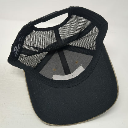 Mossy Oak Trucker Hat Brown Camo One Size Mesh Snapback Bottomland Logo Patch