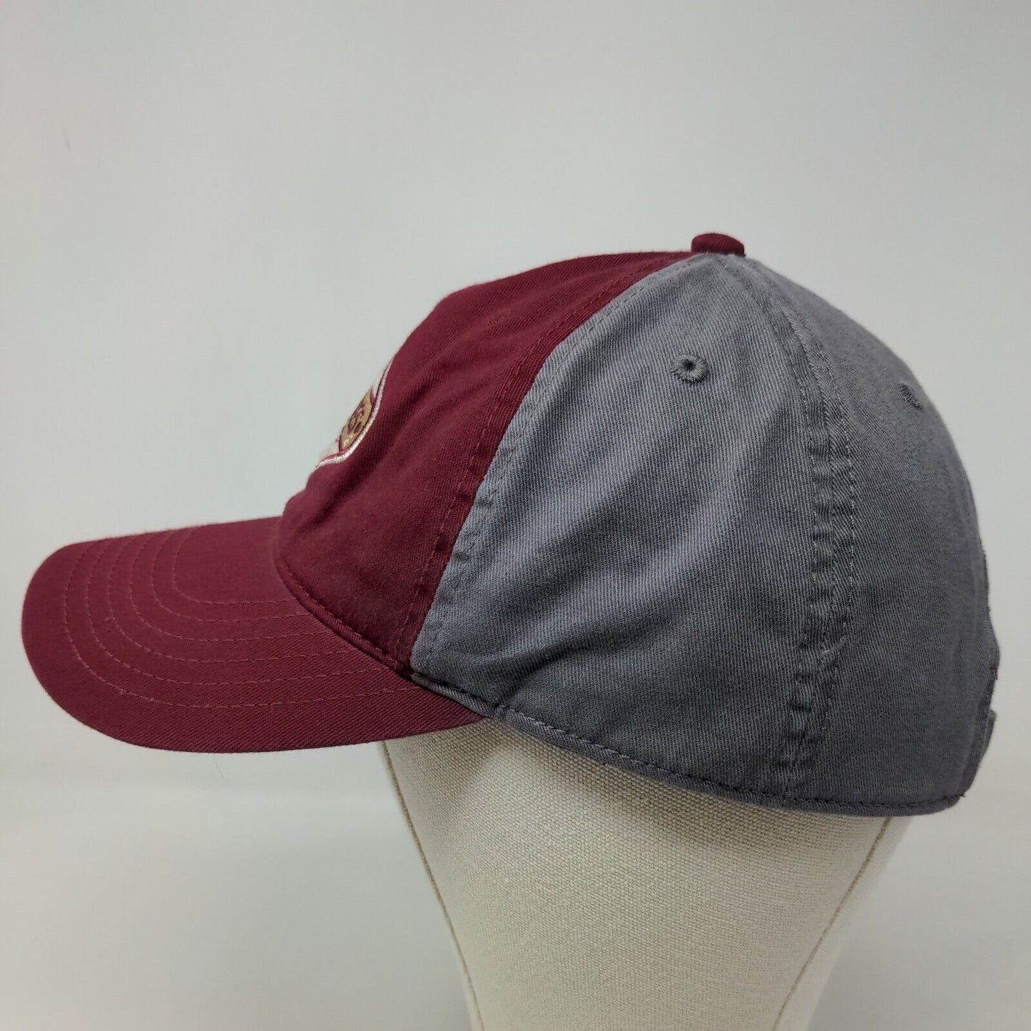 Captivating Headwear Men's Slideback Hat Red Gray OSFA FSU Seminoles Logo