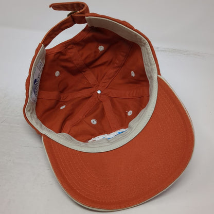 Fahrenheit Baseball Cap Hat Orange One Size Adjustable Cotton Boise AdVenture