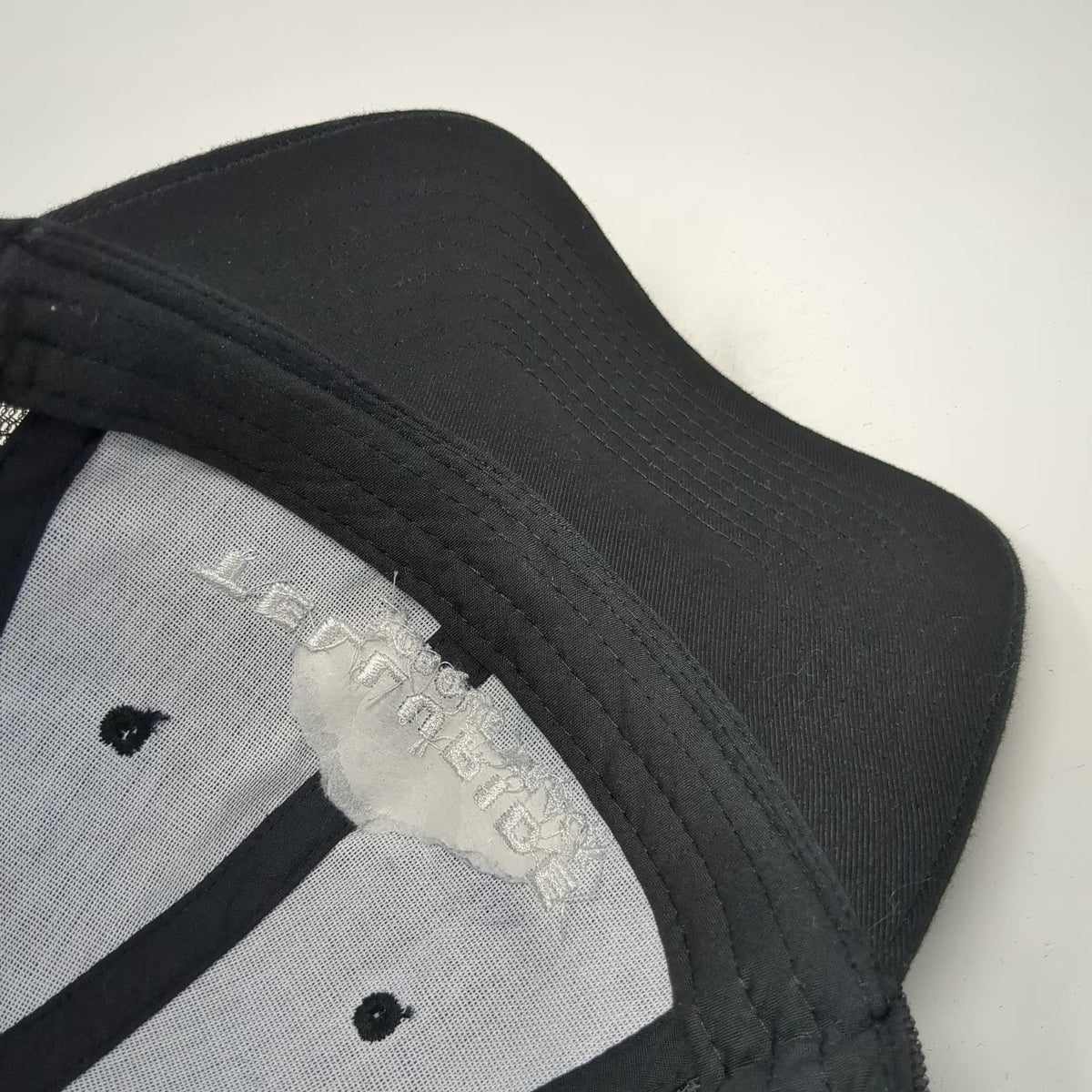 Trucker Hat Black One Size Telluride Torque Track Mesh Snapback Curved Brim