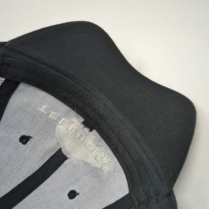 Trucker Hat Black One Size Telluride Torque Track Mesh Snapback Curved Brim