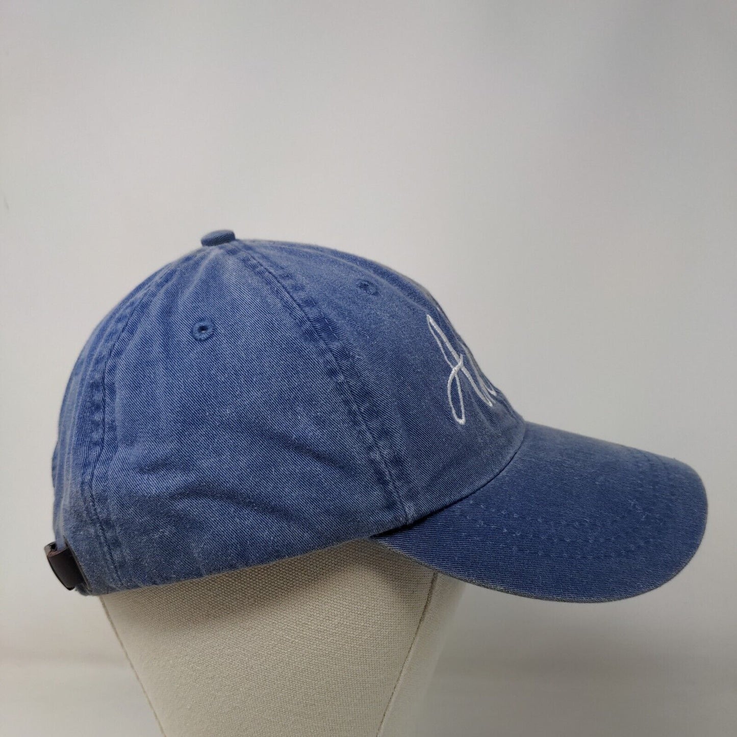 ADPi Slideback Hat Blue One Size Embroidered Lined Adjustable