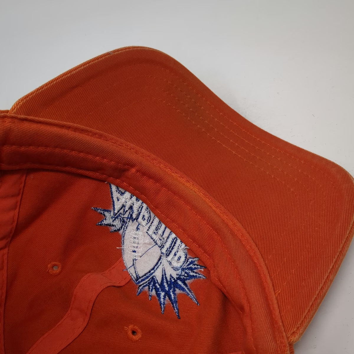 Tommy Hilfiger Orange Baseball Cap OSFM Amp It Up Football Golf Strapback Hat