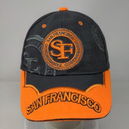 SF San Francisco Strapback Hat Multicolor One Size Adjustable Embroidered Lanza