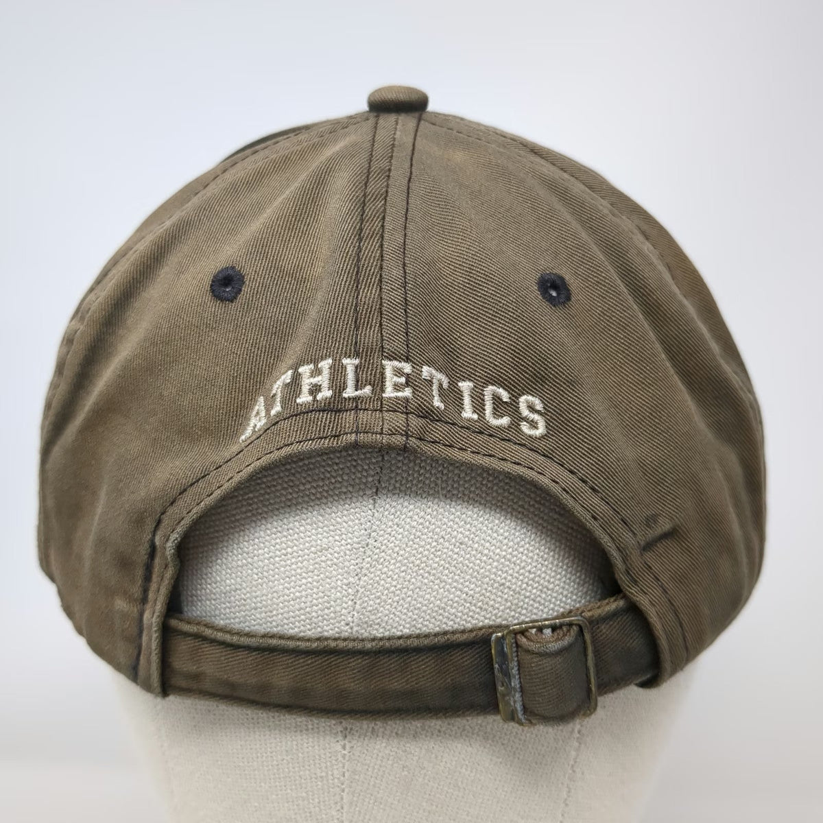 Nike Baseball Cap Brown One Size Athletics Block N Stars Hat Slideback Strap