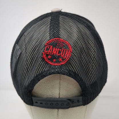 American Witch Trucker Hat Gray One Size Cancun Signature Graphic Snapback