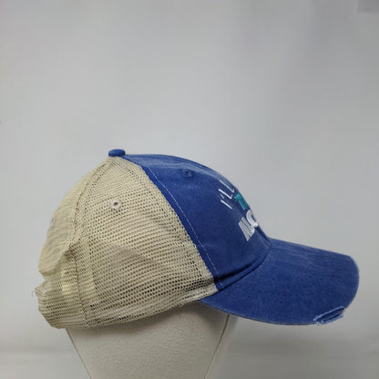 I'll Bring The Alcohol Snapback Trucker Hat Blue OS Adjustable Mesh Back Adams