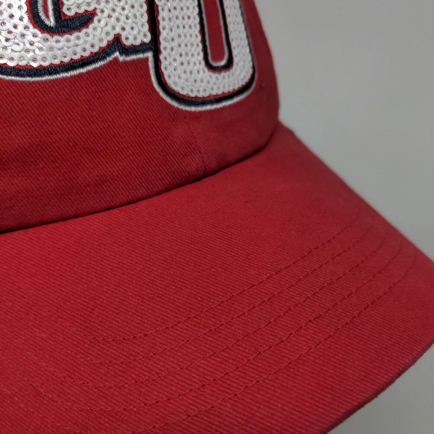 GU Gonzaga Bulldogs Slideback Hat Red Kids Embroidered Sequin '47